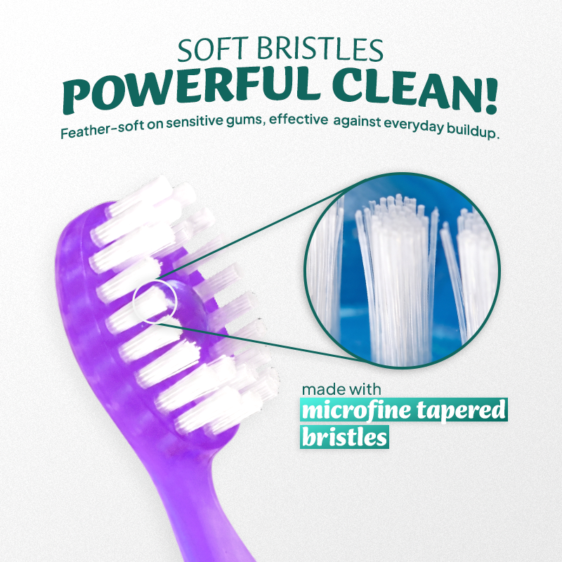 ⭐️TopSpire® 6-in-1 Ready-to-Go Mini Travel Toothbrush with Floss & Toothpick, No Rinsing Needed, Individually Wrapped & TSA Friendly