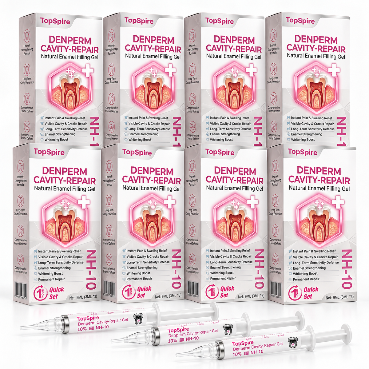🔥TopSpire® DenPerm Cavity-Repair Natural Enamel Filling Gel