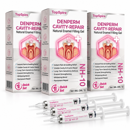 🔥TopSpire® DenPerm Cavity-Repair Natural Enamel Filling Gel