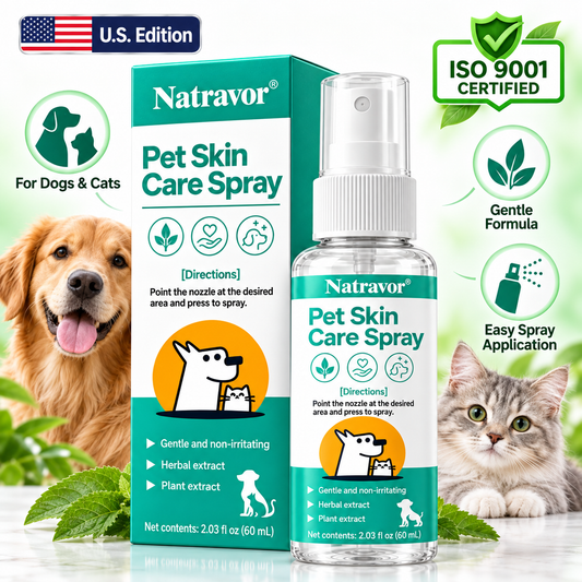 🎉 Limited-Time Offer! 🎉 𝐍𝐚𝐭𝐫𝐚𝐯𝐨𝐫® Pet Skin Care Spray 🛡️
